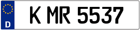 Truck License Plate